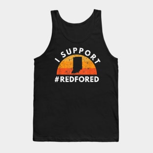 Teacher I Support Red For Ed Indiana Public Education Tank Top